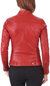 Veste respirante courte de qualité supérieure en peau d'agneau véritable Veste en cuir pour femme à prix raisonnable Vestes authentiques - Product Image 5