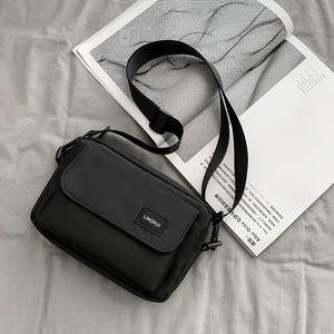 Sac Messager en Nylon de Créateur pour Homme, Meilleure Vente, avec Motif Lettres, Imperméable et Antivol, Noir Vintage - Product Image 2