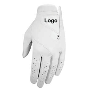 Nuevos Guantes de Golf de Piel Cabretta Blancos para Hombre, de Alta Calidad, con Logotipo Personalizado, 100% Genuinos, Transpirables y Antideslizantes - Product Image 6