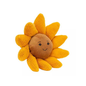 Peluche tournesol douce de haute qualité, adorable, en tissu de coton haut de gamme, rembourrage en PP écologique, porte-clés kawaii - Product Image 1