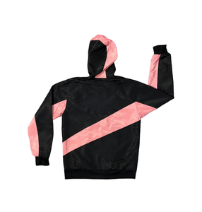 Ensemble short coupe-vent pour homme avec veste de survêtement coupe-vent à capuche motif solide en nylon respirant pour l'hiver - Product Image 2