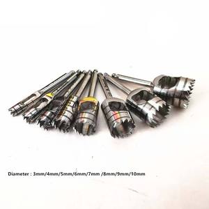 Kit de retrait osseux pour implants dentaires en acier inoxydable manuel avec forets longs réutilisables certifiés CE classe I - Product Image 3