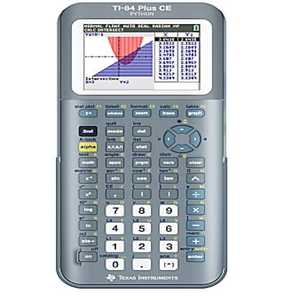 Calculadora Gráfica TI-84 Plus de Texas Instruments, Modelo de Plástico GJJD7663, Calculadora Científica a Pilas para Estudiantes Escolares - Product Image 1