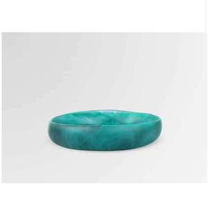 Cuenco para servir de resina pulida de lujo, diseño de arte epoxi hecho a mano para decoración elegante de mesa de hogar y fiesta, respetuoso con el medio ambiente duradero - Product Image 1