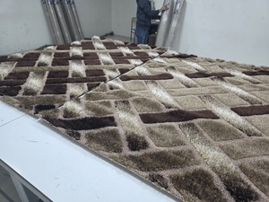 Tapis de salon turc en jute Adiva, réversible, à poils moyens, avec envers en latex, fabriqué à Gaziantep - Product Image 3