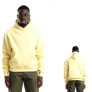 Fourniture directe d'usine sweats à capuche imprimés surdimensionnés à manches longues pour hommes vêtements de rue personnalisés vente chaude polaire matériel pour l'hiver - Product Image 5