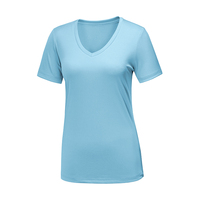 Kaos Wanita Ramah Lingkungan Bahan Bernapas Aplikasi Kancing Lengan Pendek Musim Panas Kasual Regular Fit Ukuran Asia M-XXXL Cepat Kering