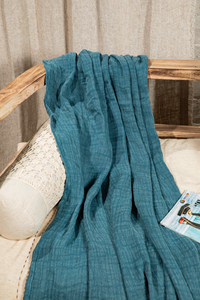 ผ้าโปร่งลาย100% ที่เป็นมิตรกับสิ่งแวดล้อมผ้างีบนุ่มพิเศษ & ผ้าคลุมโซฟาสำหรับการเดินทางสถานรับเลี้ยงเด็กของตกแต่งบ้าน2ชั้น - Product Image 3