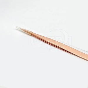 Pinzas para Pestañas Reutilizables y Duraderas al por Mayor, con Logotipo Personalizado en el Empaque, Precio Económico, Instrumento de Belleza de Acero Inoxidable - Product Image 5