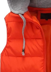 Doudoune matelassée légère sans manches pour hommes veste d'hiver en coton à capuche 2025 veste polyvalente rembourrée doudoune - Product Image 4