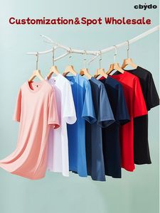 Camiseta Blanca de Alta Calidad para Hombre, 100% Algodón, Cuello Redondo, Manga Corta, Casual, Transpirable, Ecológica, 160-180GSM - Product Image 2