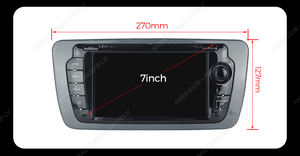 MEKEDE Écran Audio Coche Pantalla Carro Car Navigation 360 Audio Stéréo Car-play Multimédia pour Seat <span class=keywords><strong>Ibiza</strong></span> 6j 2009-2013 - Product Image 2