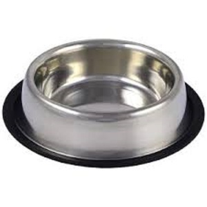 Tazón para perros de acero inoxidable ecológico personalizado directo de fábrica Técnica pulida para viajes - Product Image 1