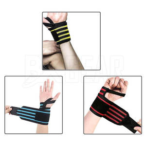 Poignet élastique personnalisé pour entraînement de gymnastique musculation et équipement de fitness pour la vente - Product Image 6