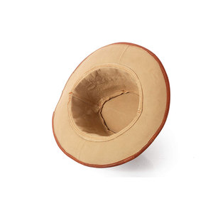 <b>Top</b> Trending Pakistan Made Premium Quality Eco-Friendly Lightweight Winter Outdoor Unisex Cowboy Leather <b>Hat</b> Private Label - Product Image 6