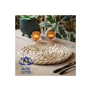 Mantel individual de jacinto de agua resistente al calor redondo caliente Vietnam Ecológico - Product Image 4