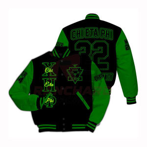 Chaqueta Universitaria para Hombre, Estilo Casual y Elegante para Otoño e Invierno, Chaqueta Universitaria para Hombre, Chaqueta Universitaria CHI ETA PHI - Product Image 2