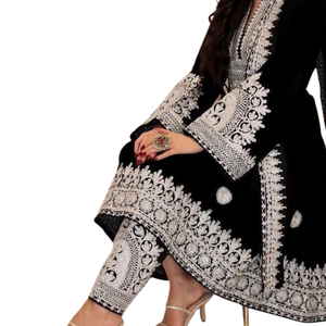 Ladies Fashion Afghan Women Dresses Long Sleeves Beautiful Design Traditional Afghani Dress for Sale - Product Image 1