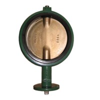 DEMOO PN16 DN150 katup kupu-kupu Wafer elektrik, 6 inci EPDM Ductile besi Manual