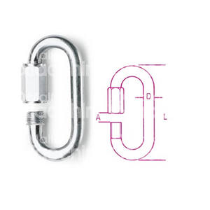 MALLAS DE CONEXIÓN RÁPIDA Coeficiente DE SEGURIDAD Galvanizado: 4 - Product Image 1