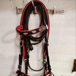 Bride Indorace réglable en cuir de qualité supérieure confortable et durable pour l'entraînement et l'équitation des chevaux - Product Image 4