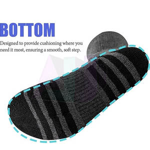 Comfortable Breathable Sweat-Absorbent Spandex/Polyester <b>Training</b> Wear Sports <b>Socks</b> for Fitness Workout Basketball Long Time Use - Product Image 2