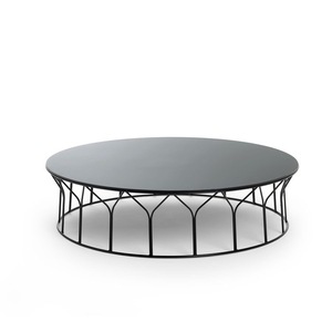 Table basse en aluminium et métal de luxe exclusive au design moderne et sophistiqué pour la maison et le bureau - Product Image 5