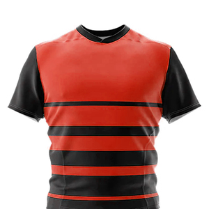 Vente chaude 100% Polyester Rugby Uniforme Nouveau Style Personnalisé Équipe Utiliser Maillots Shorts et Ensembles Bas Prix Manches Courtes Longueur - Product Image 4