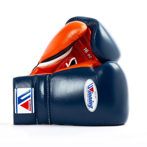 Gants de boxe de compétition haut de gamme en cuir, nouvelle collection, tendance, avec logo personnalisé, à lacets, conception OEM, pour la gym et le sparring. - Product Image 1