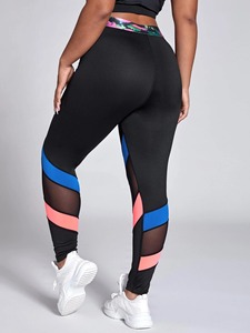 High Quality Women's Yoga Leggings Custom Made Gym & Fitness Pants High Elastic Waist Stretchy Workout Leggings - Product Image 3