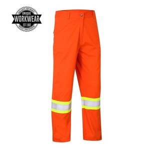 Pantalones de Trabajo Unisex de Alta Visibilidad con Múltiples Bolsillos, Personalizables al por Mayor, Pantalones de Seguridad de Poliéster Resistentes con Rodilleras - Product Image 2