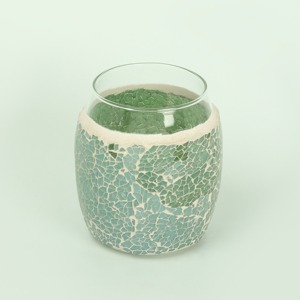 Green Crystal Work Home <b>Bath</b> Collection Perfect For <b>Storage</b> And Organization Or Guest <b>Bath</b> Decoration Handcrafted From India - Product Image 6