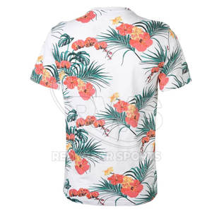 Nueva llegada de los hombres de ajuste suelto impreso sublimación camisetas 100% algodón Casual Wear sublimación camisetas - Product Image 3
