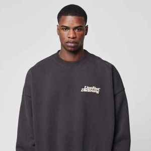 Suéter de punto cálido transpirable de gran tamaño de alta calidad OEM, suéteres de lana de cordero para hombre, suéteres de cuello redondo para hombre - Product Image 2