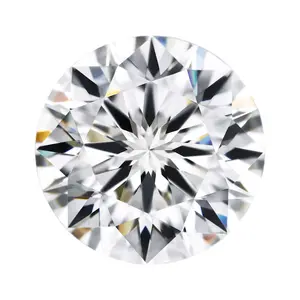 ZKZ CVD钻石批发E VS1 2E圆形明亮切割hpht cvd合成大尺寸6.39ct实验室生长钻石