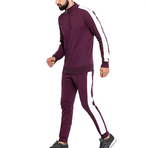 New Side Stripe Panel Blank Training Wear <b>Men</b> Tracksuit Pants Jogging Wear Clothing Sportswear Plain Set tracksuit for <b>men</b> - Product Image 4