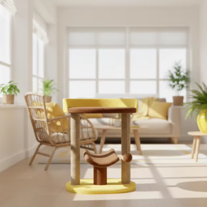 High-quality Amistar Sunny Mocha <b>Cat</b> Tower <b>scratching</b> <b>post</b> <b>for</b> <b>cats</b> of all sizes and breeds. - Product Image 2