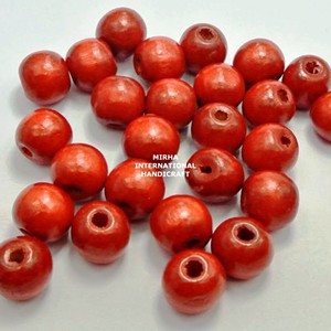 Cuentas de Madera en Forma de Corazón Sin Terminar, Cuentas de Madera de Colores y Formas Personalizadas, Producto Artesanal Indio - Product Image 6