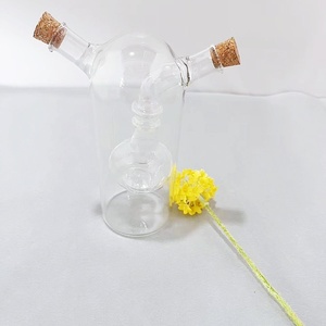 Olla de aceite 2 en 1 de vidrio de borosilicato alto, boquillas dobles para aceite y vinagre, Cocina Esencial, salsera imprescindible - Product Image 2