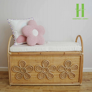 Espejo de Pared con Forma de Pez de Ratán Natural, Ecológico, Duradero, Diseño Moderno para Dormitorio Infantil, Sala de Estar, Decoración del Hogar, Venta al por Mayor - Product Image 4