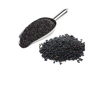 Riz noir indien frais, texture ferme, grain entier naturel, aromatique, à grains moyens, qualité export, fabricant - Product Image 3