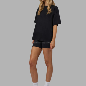 เสื้อครอปทรงสลิมฟิต คอวี แขนสั้น ผ้าโพลีเอสเตอร์ถัก ระบายอากาศได้ดี เป็นมิตรกับสิ่งแวดล้อม เหมาะสำหรับทุกฤดูกาล - Product Image 6