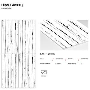 Carreaux de sol en porcelaine émaillée haute brillance de 600x1200 mm, carreaux promotionnels pour hôtels, écoles et bureaux - Product Image 4