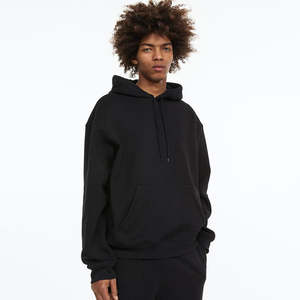 ชุดเสื้อฮู้ดและกางเกงวอร์มโอเวอร์ไซส์สำหรับผู้ชายเสื้อมีฮู้ดแบบสวมหัวทรงหลวมขนาดใหญ่ออกแบบได้ตามต้องการ - Product Image 4