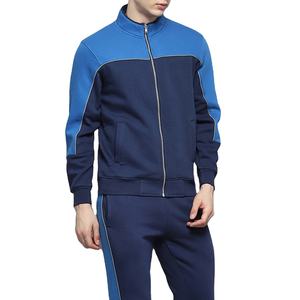 Survêtement en molleton technique personnalisé avec logo imprimé, veste et pantalon de survêtement pour homme, automne-hiver, épais, écologique, décontracté - Product Image 1