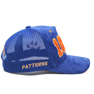 Top High Quality Custom 3d Embroidery Curved Brim Classic <b>Vintage</b> Suede Mesh <b>Trucker</b> Hat Sialkot Manufacturer - Product Image 2