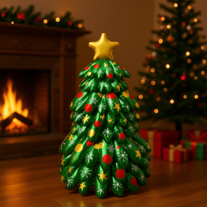 Globos de Navidad con diseño de árbol de Navidad, 130 cm, paquete de 3 unidades - Product Image 3