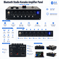 Mini amplificateur de karaoké 40W, amplificateur audio double canal avec entrée micro et guitare pour enceinte domestique