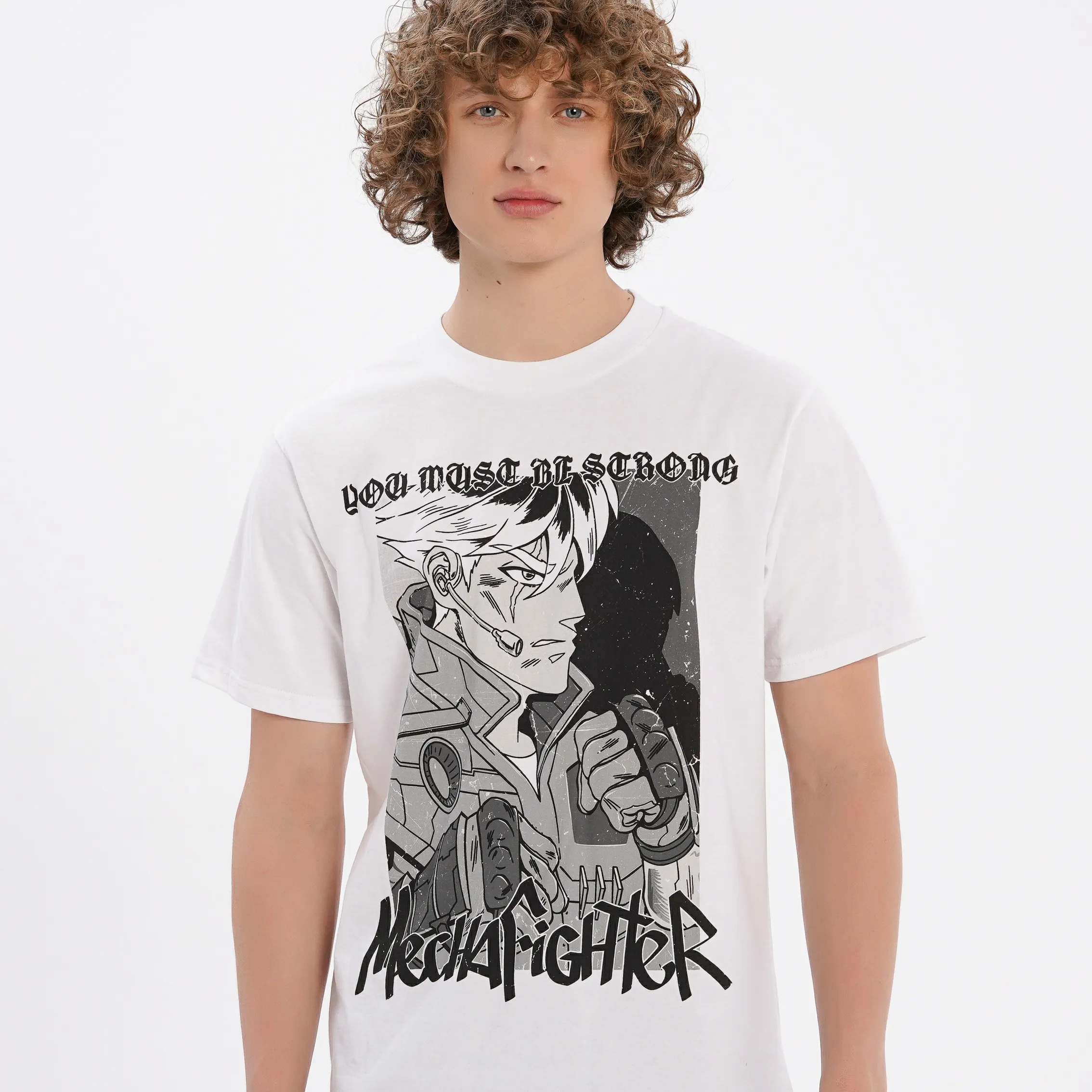 Camiseta estampada con serigrafía elegante de tamaño personalizado para prendas de vestir y algodón Excelencia incomparable con características de dibujos animados