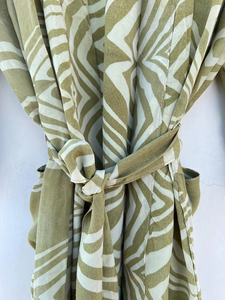 Robe Kimono en Soie à Séchage Rapide et Lisse, Fait à la Main, Taille Libre, Été, Automne Printemps, 100% - Product Image 5